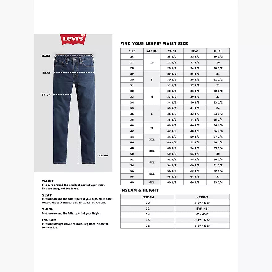 501 LEVIS MEN'S JEANS Big & Tall