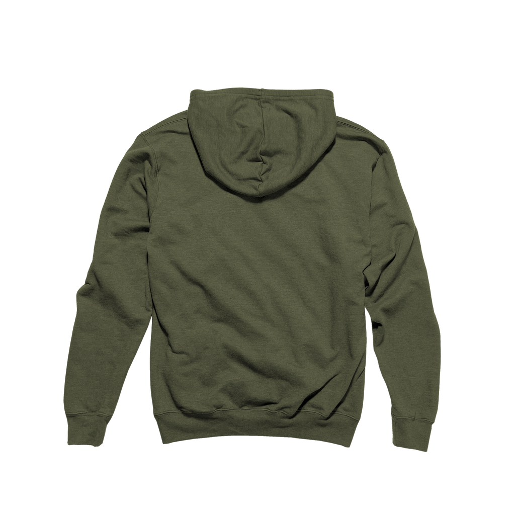 Sweat à capuche unisexe en polaire chinée