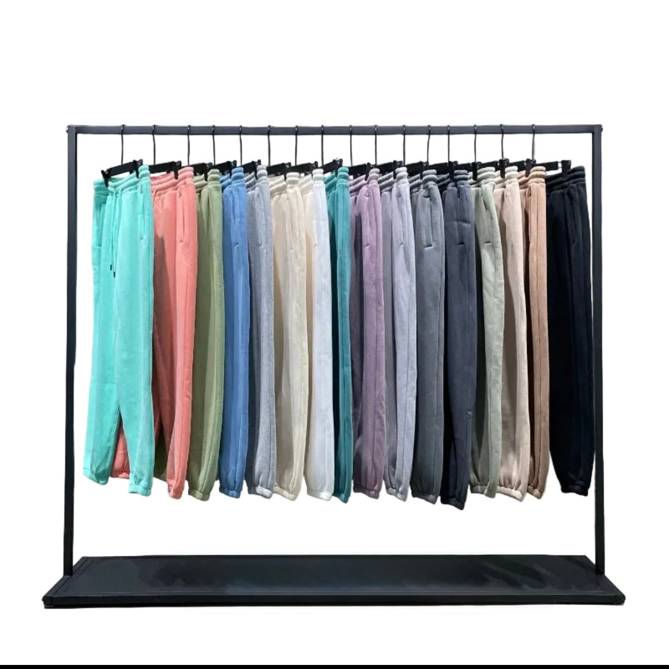 Sweatpants Solid Color Loose