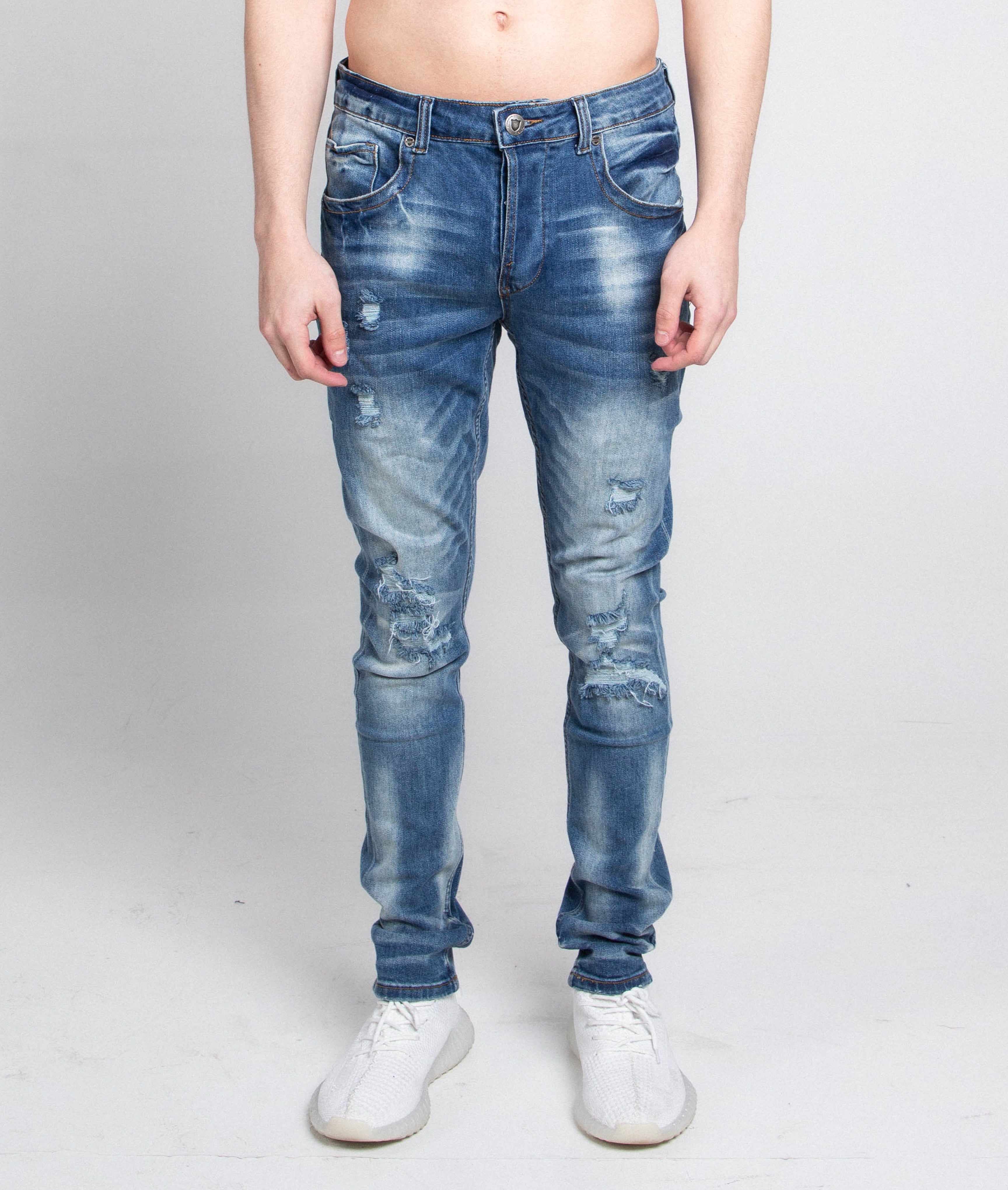 A402 SMALL RIPPED SKINNY JEANS