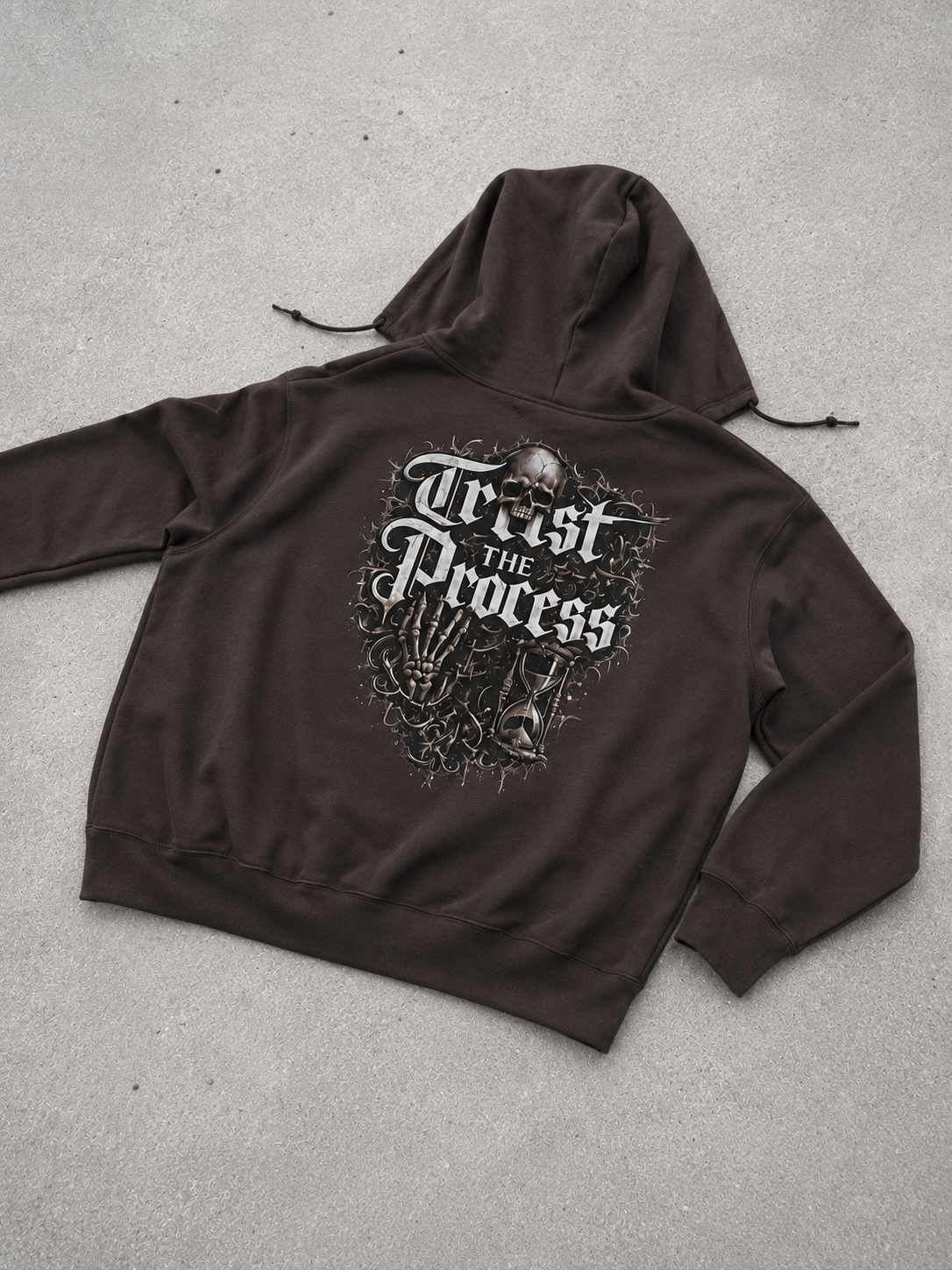 Trust The Process Fleece Zip Hoodie