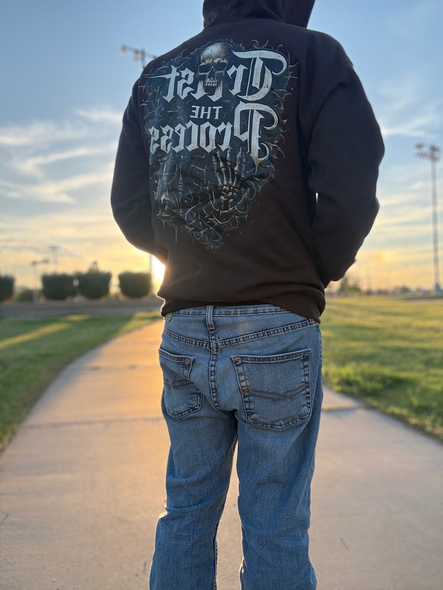 Trust The Process Fleece Zip Hoodie