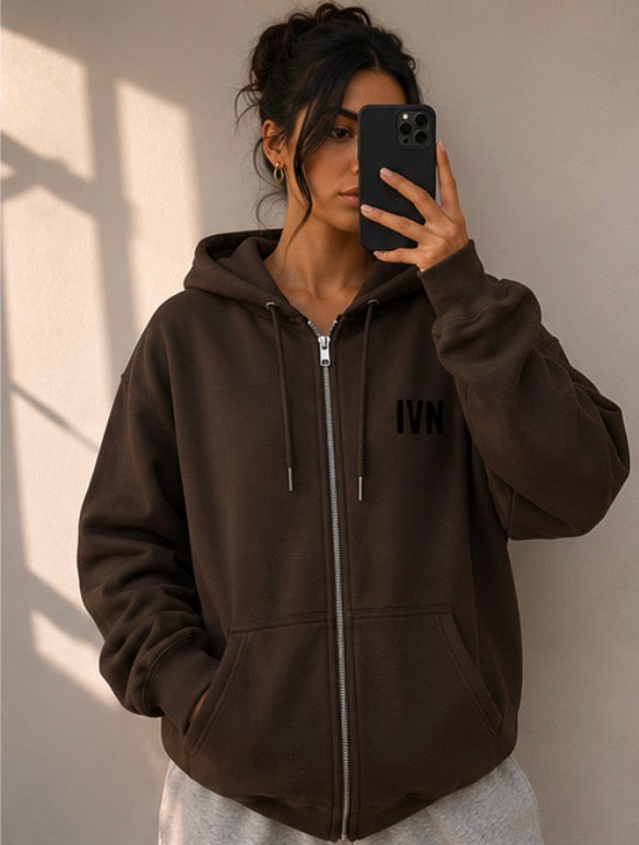 Trust The Process Fleece Zip Hoodie