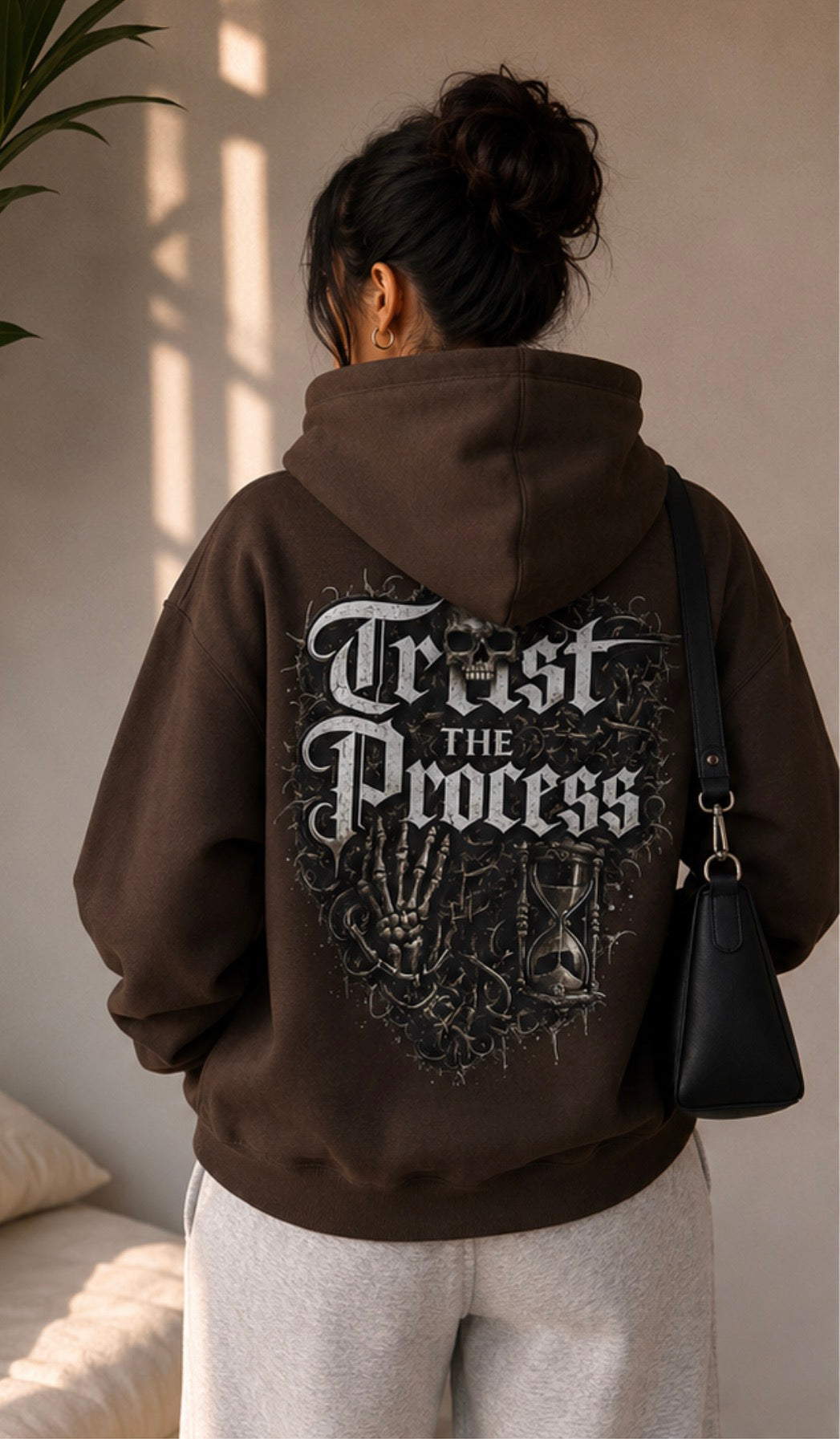 Trust The Process Fleece Zip Hoodie
