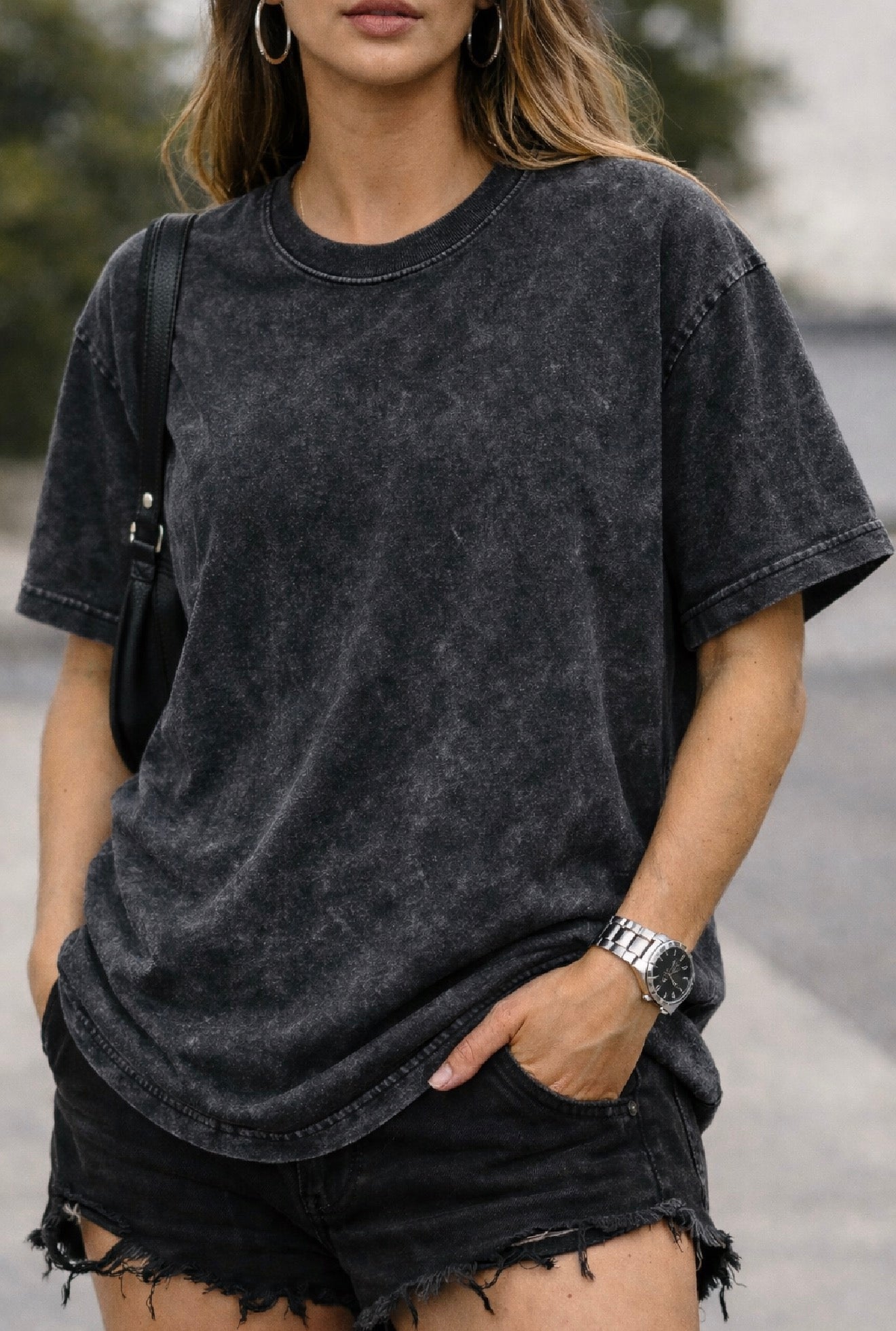 Vintage Washed Oversized Tee