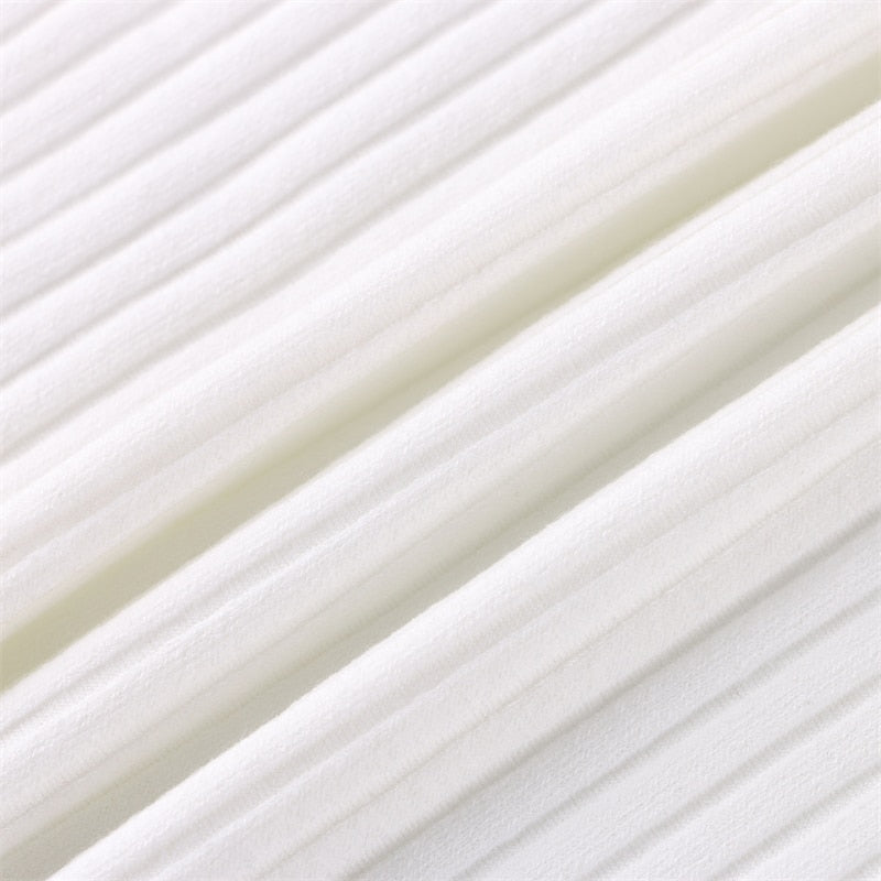 Bodycon Midi Woman Dress Knitted Long Sleeve V Neck Elegant Robe Women's Dresses