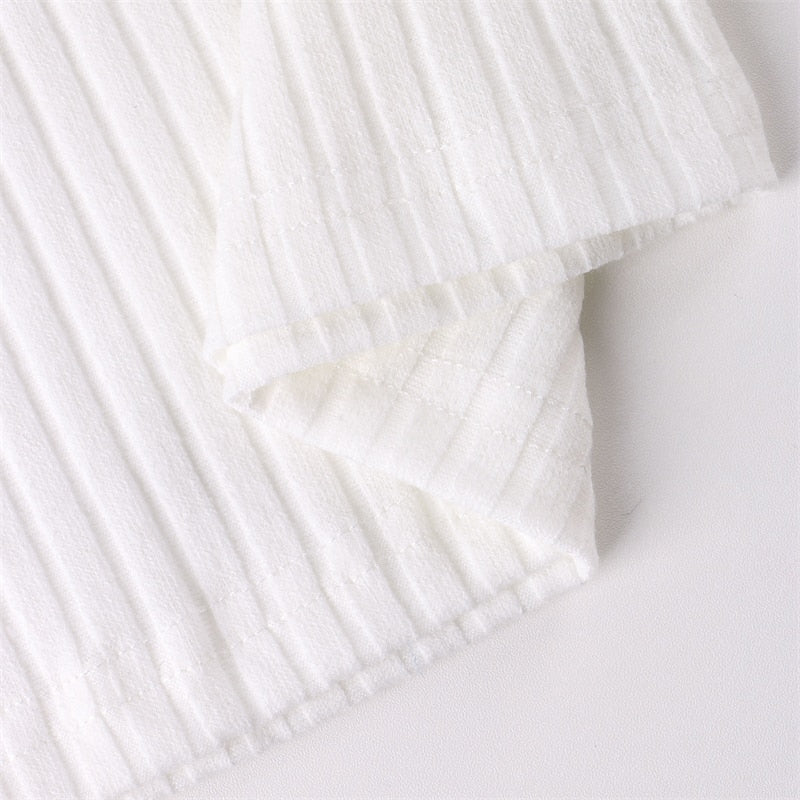 Bodycon Midi Woman Dress Knitted Long Sleeve V Neck Elegant Robe Women's Dresses