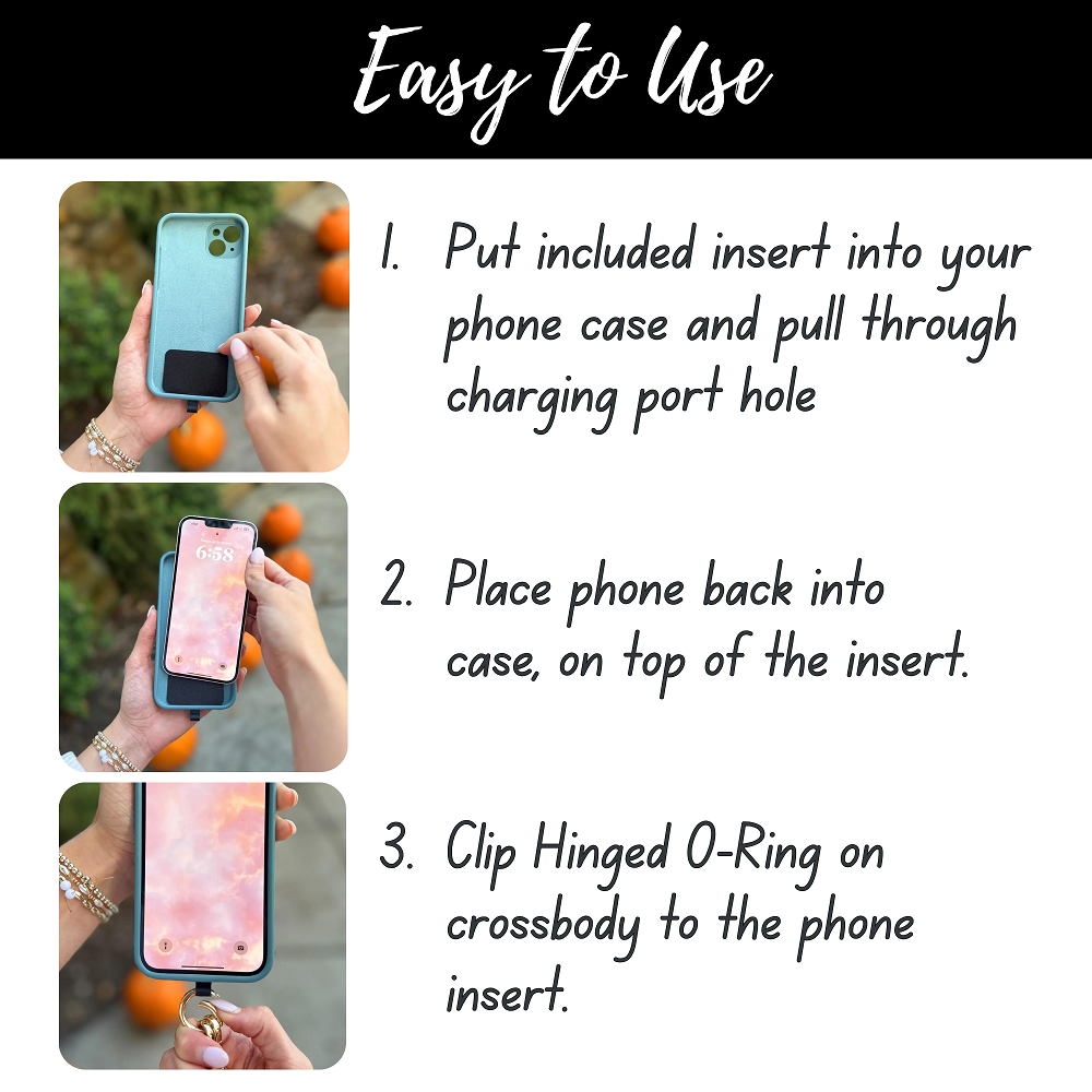 Sangle Clip &amp; Go avec pochette zippée