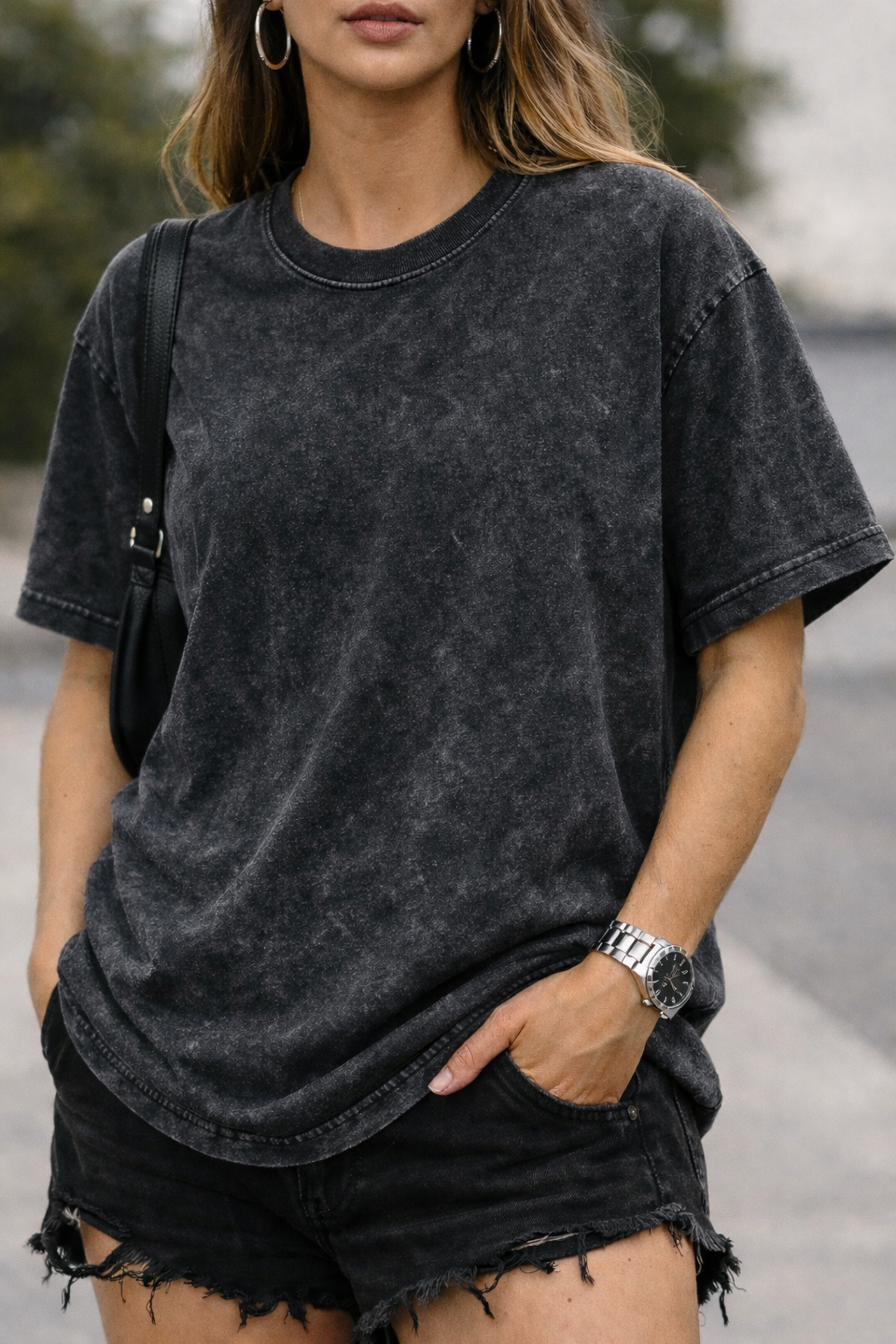 T-Shirt Men/Women Cotton Multicolors Oversized Acid Washed T-shirt