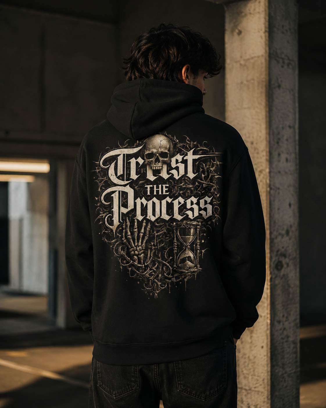 Trust The Process Fleece Zip Hoodie