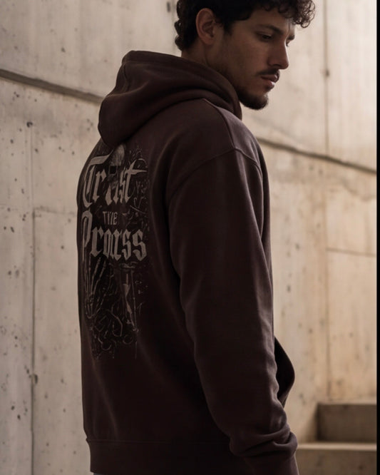 Trust The Process Fleece Zip Up Hoodie