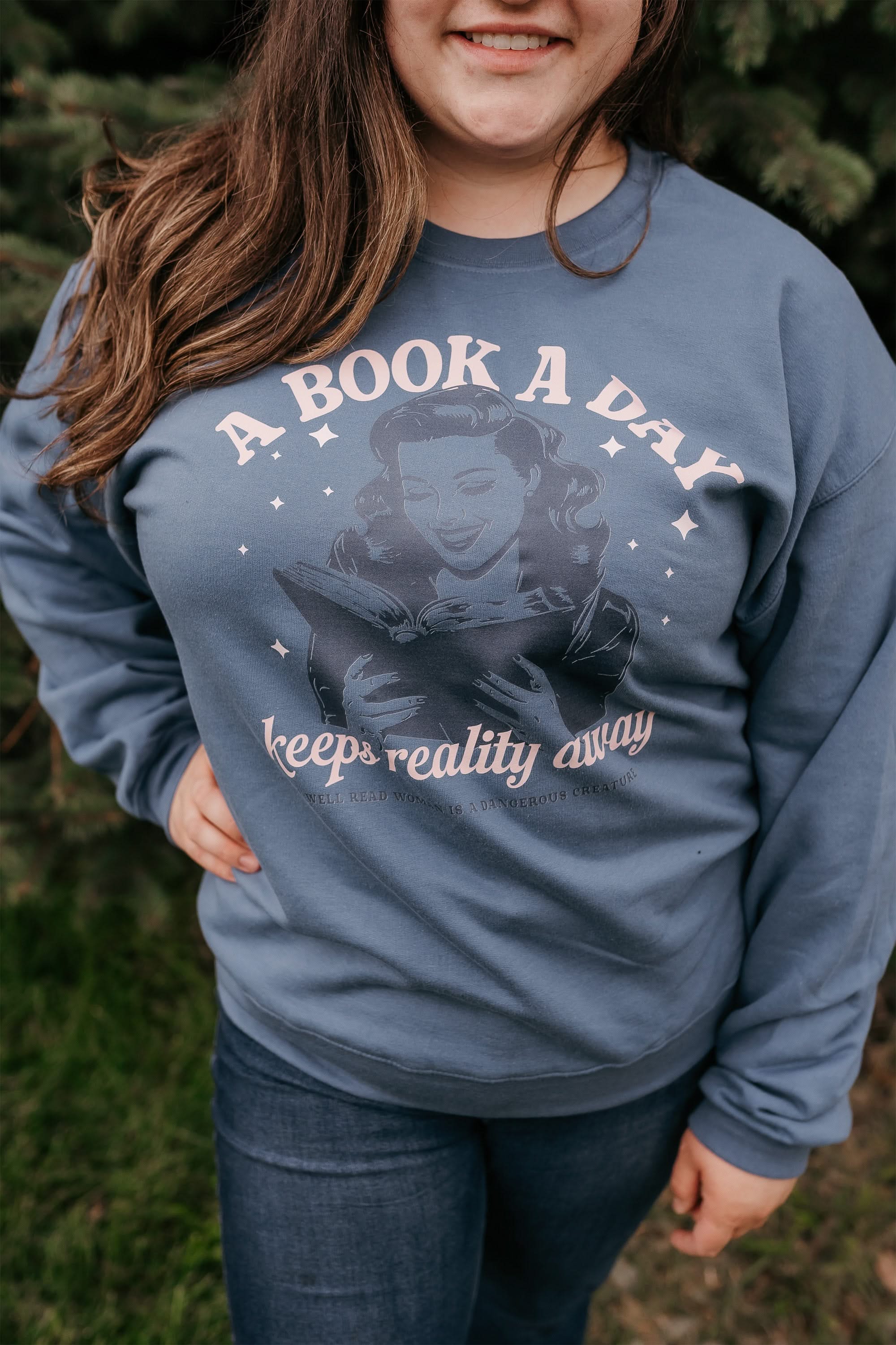 A Book A Day Keeps Reality Away - Basic Fleece