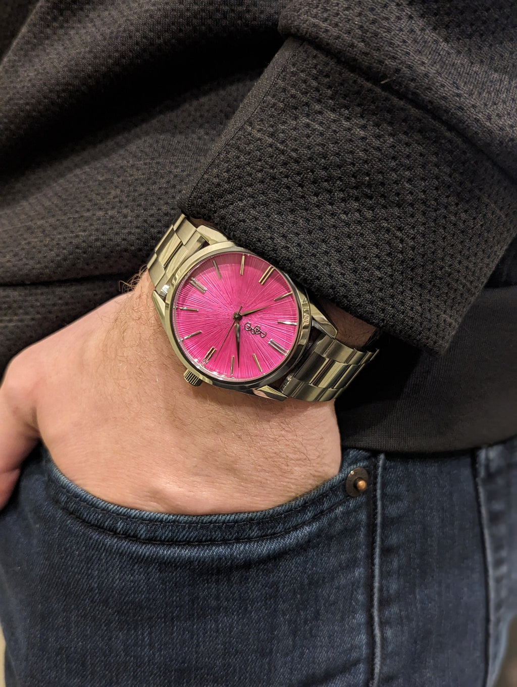 Reloj Pink Sunburst