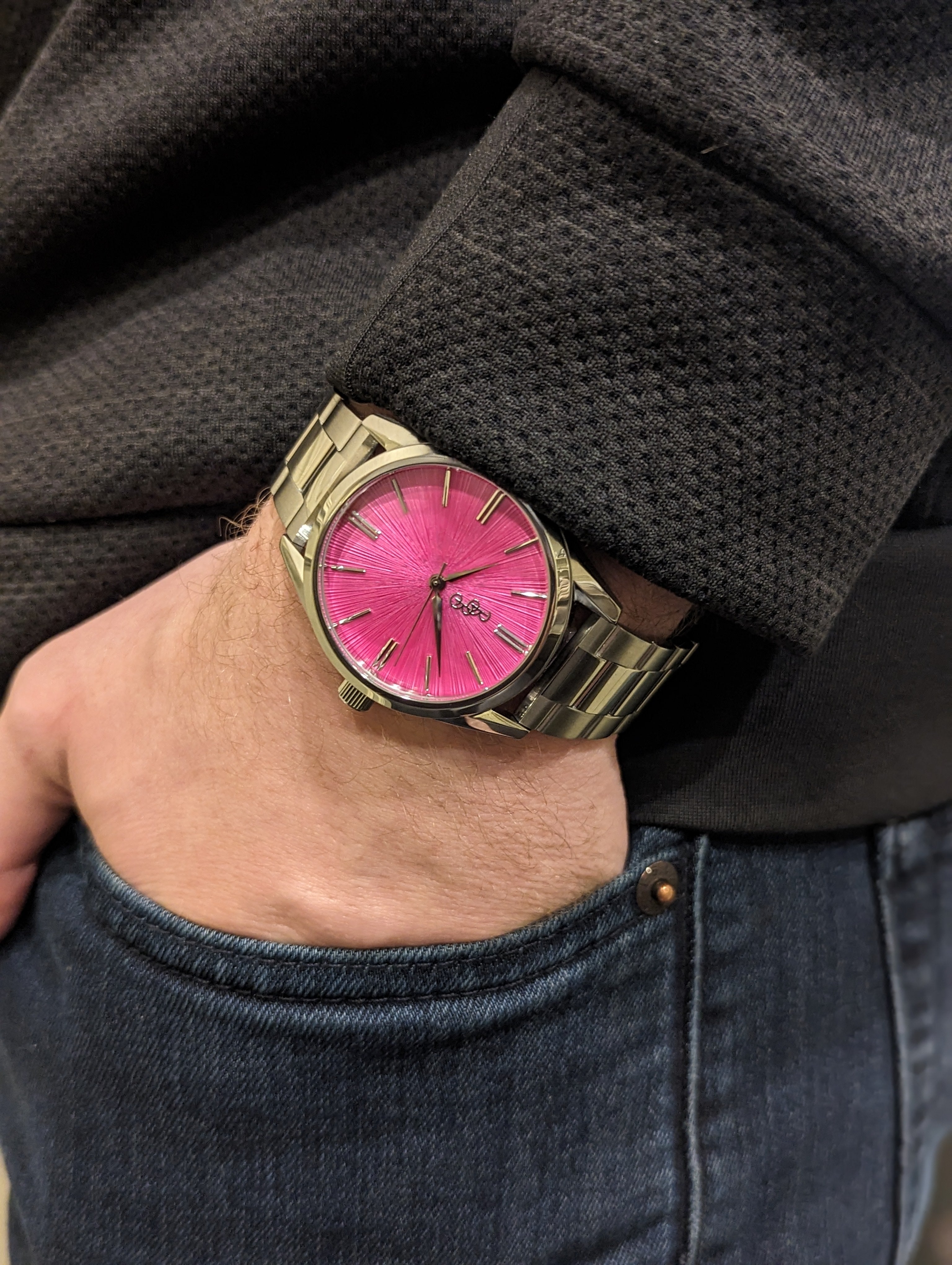 Reloj Pink Sunburst