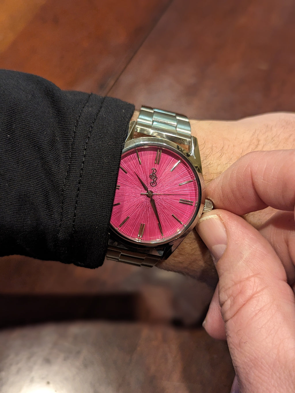 Reloj Pink Sunburst