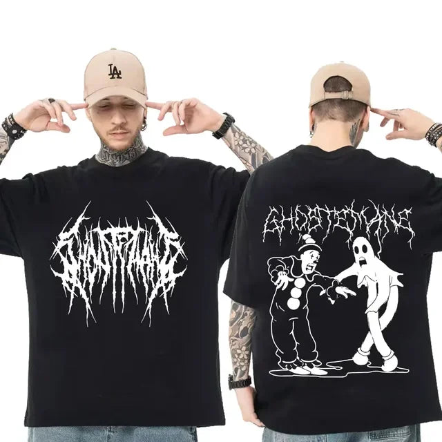 Phantom Riot Tee- Loose streetwear Graphic Shirt