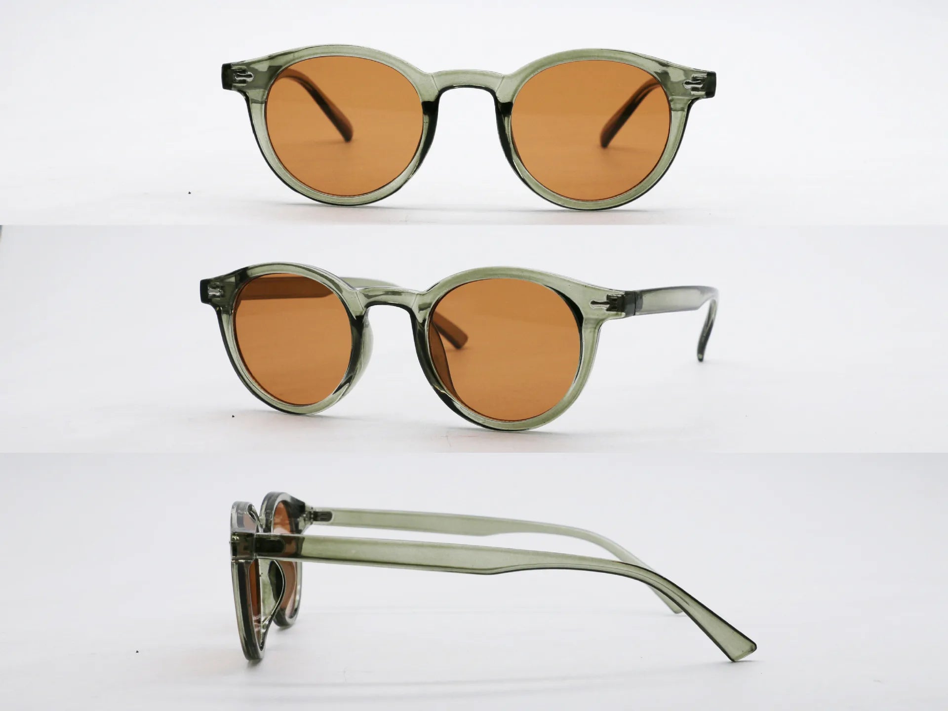 Nuevas gafas de sol redondas vintage para hombre y mujer #502