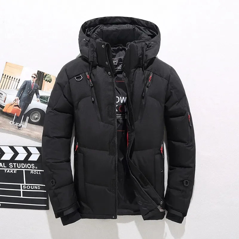 Down Jacket Men's Short Men's Winter Outdoor Thickened Winter Coat Casual Daily Warm Fashion Coat Men's Sleeveless Down Jacket