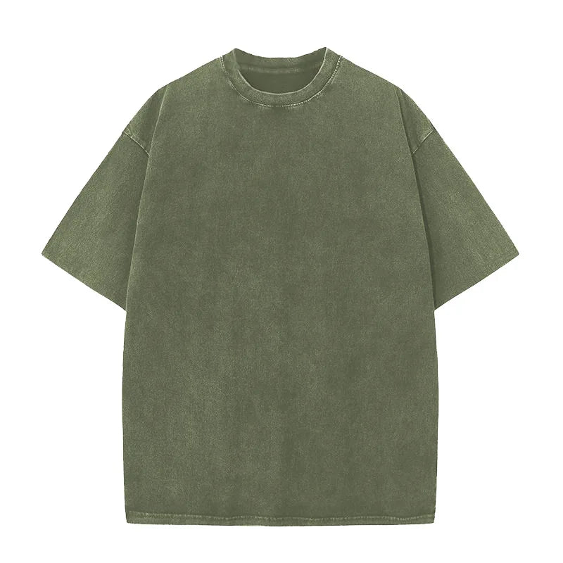 T-Shirt Men/Women Cotton Multicolors Oversized Acid Washed T-shirt