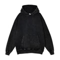 Kanye Vintage Distressed Solid Hooded Hoodie Oversize Washed Wax Dyeing Hoody Men & Women