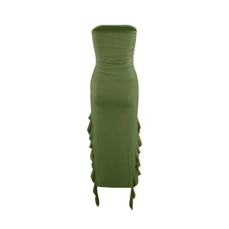 Long Dresses For Women Slit Sexy Bodycon Sleeveless Jellyfish Dress
