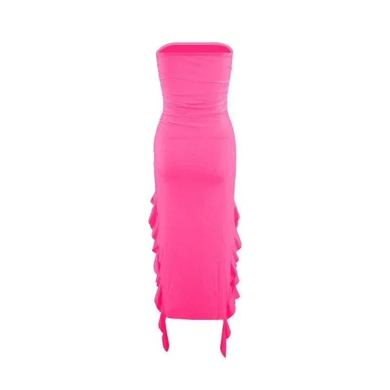 Long Dresses For Women Slit Sexy Bodycon Sleeveless Jellyfish Dress