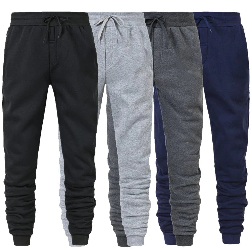 Pantalones deportivos casuales para hombre, ideales para gimnasio, gimnasio, correr, hacer ejercicio o como jogger.
