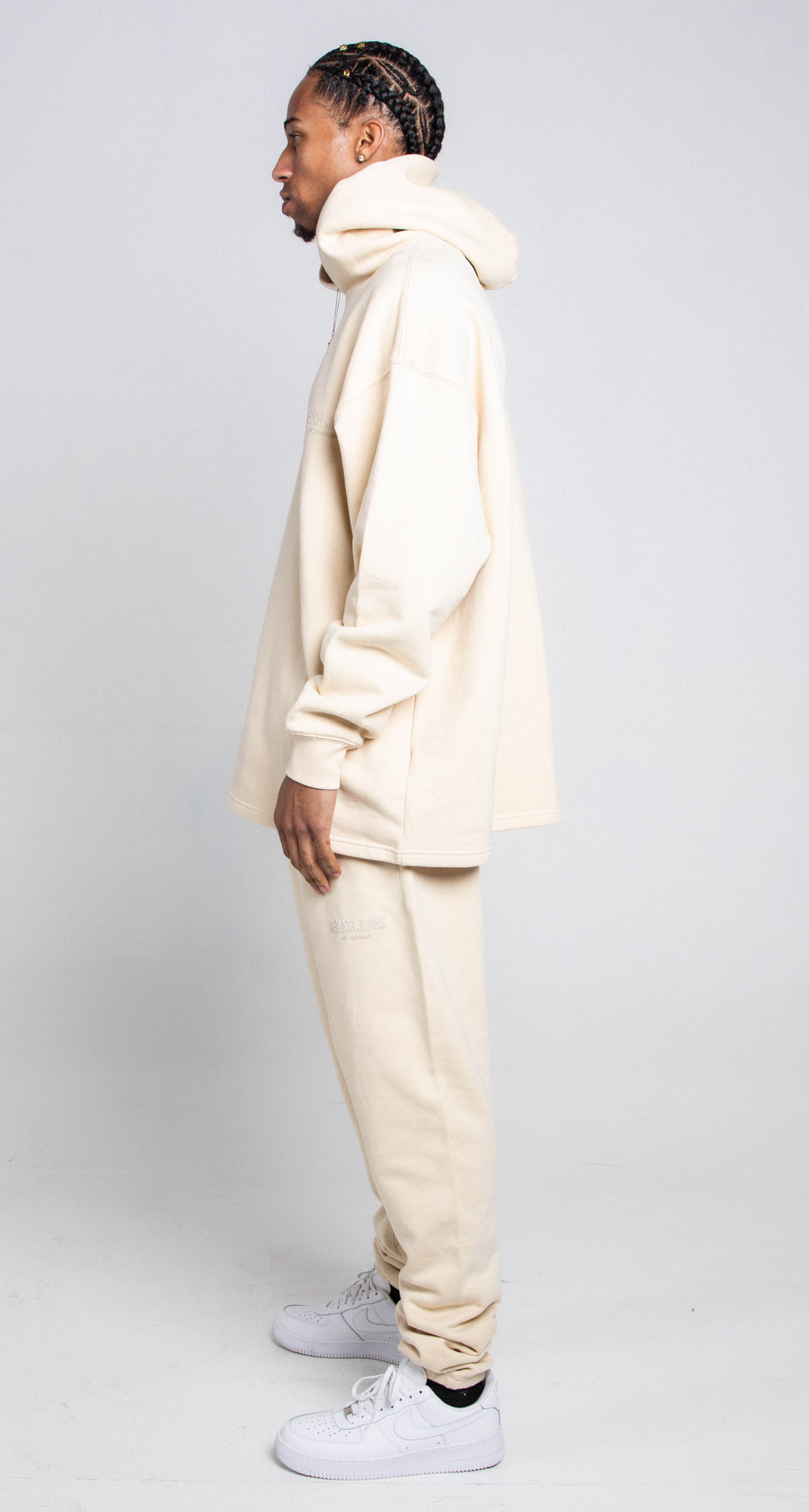 AJ1120EP/H LOOSE FLEECE HOODIE SET