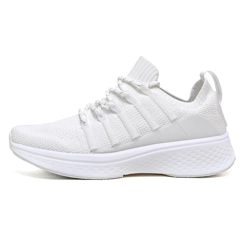 Men's Mi 2 Second-Generation Fishbone Mesh Soft-Soled, Slip-Resistant Knitted Casual All-Match Athletic Shoes.