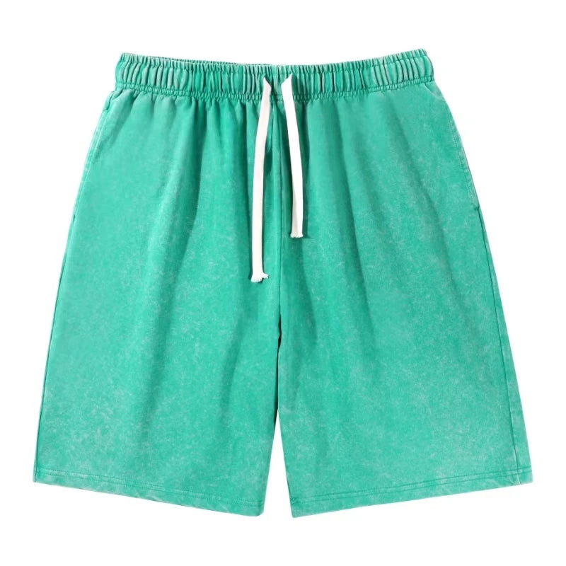 Acid washed Men/Women Cotton Shorts