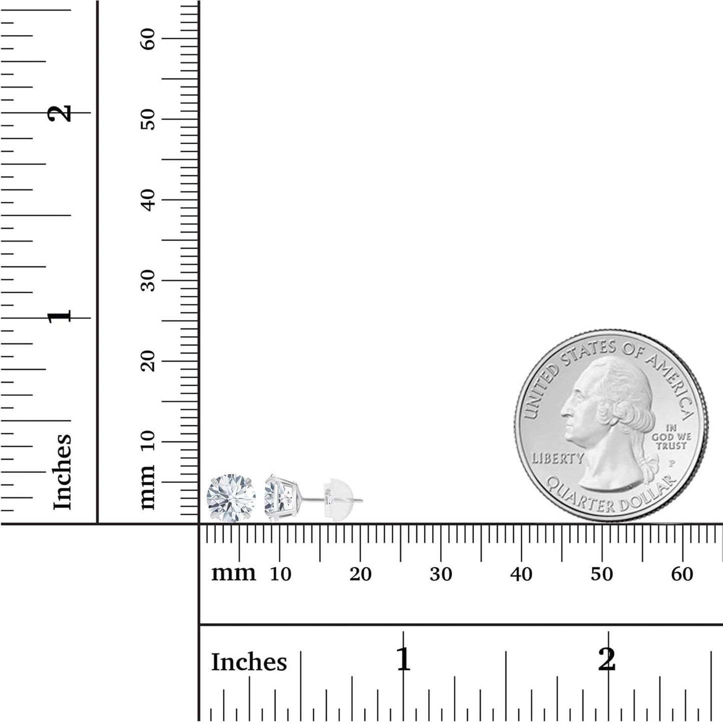 Pendientes de diamantes cultivados en laboratorio con certificación AGI de 1,50 quilates en oro blanco o amarillo de 14 quilates | Color FG | Claridad VS | Lujo ético